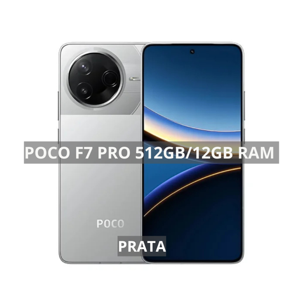 Xiaomi POCO F7 PRO 5G , Câmera 50MP, 256+12GB RAM/512GB+12GB RAM