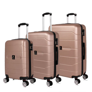 Conjunto de malas de viagem PMG Tokio Swiss Move Rose em Oferta na Shopee