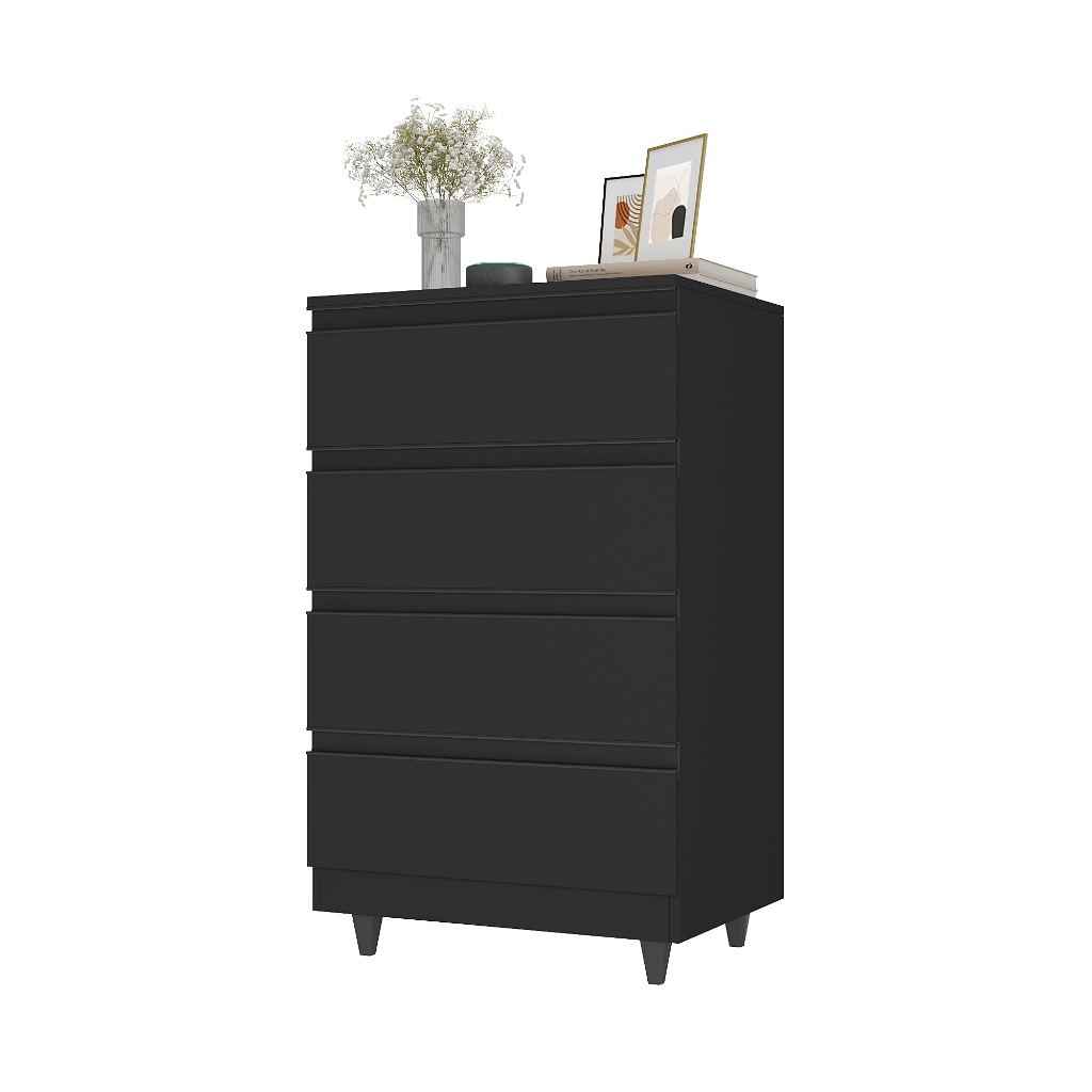 Cômoda para Quarto 4 Gavetas Organizadora Multiuso