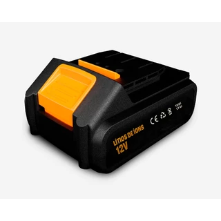 Bateria Bivolt 12v Lítio Para Furadeira Parafusadeira 1.3 Mh The Black Tools