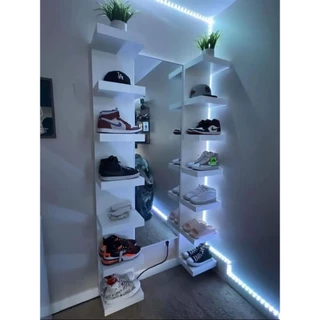 Torre De Prateleira Estante Mdf 170 Cm Multiuso Para Quarto Decoração Estante Multiuso Sapatos em Oferta na Shopee