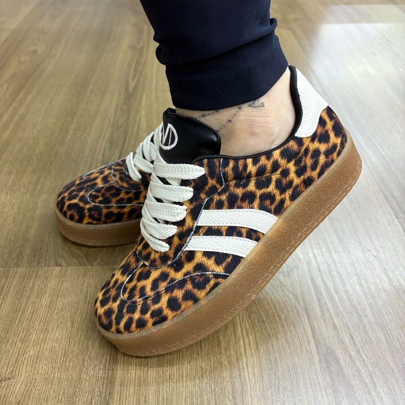 Tênis Casual Tenis Via Marte De Onca Tênis Jogging Chunky Conforto