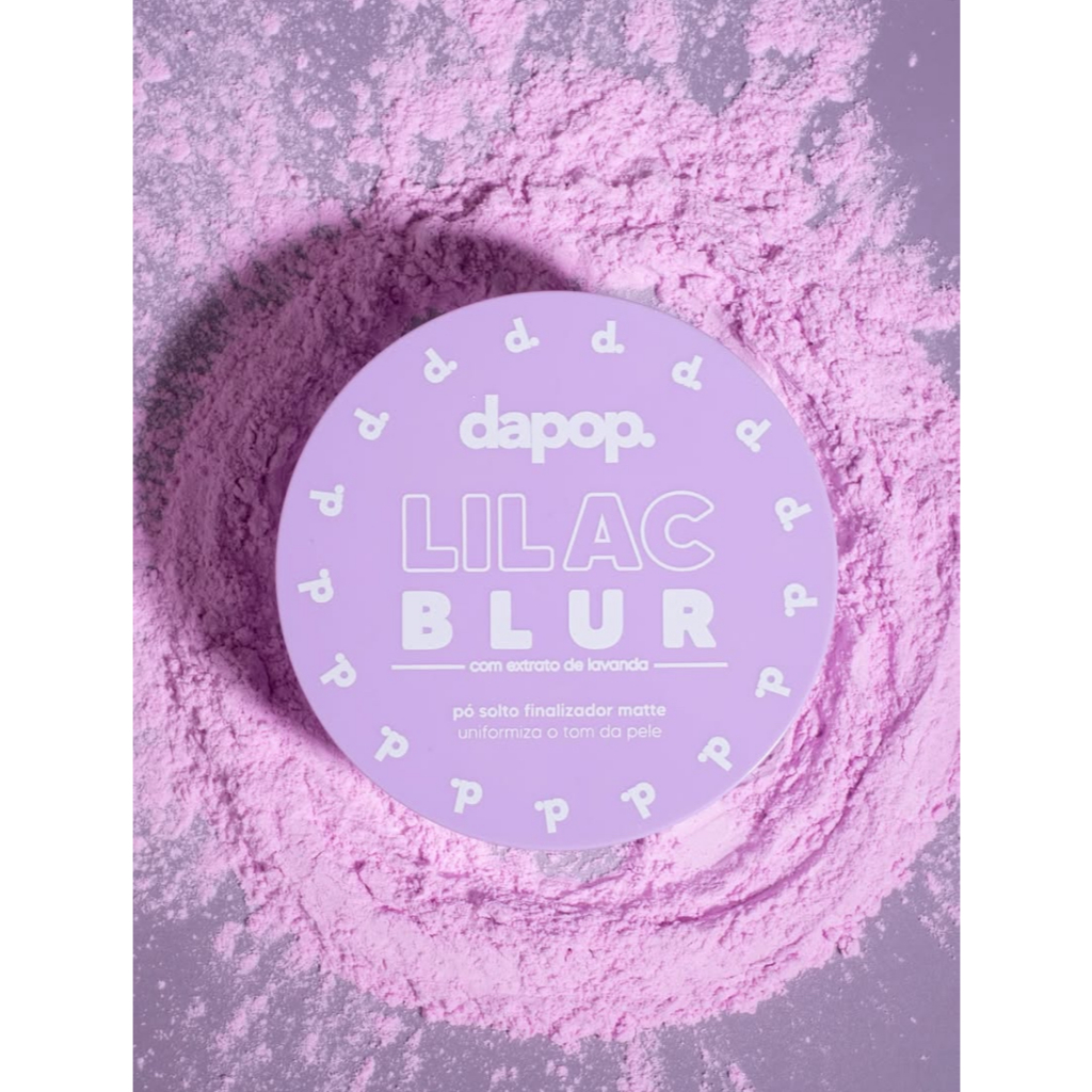 Pó Solto Facial Finalizador Ultrafino Lilac Blur Dapop DP2381