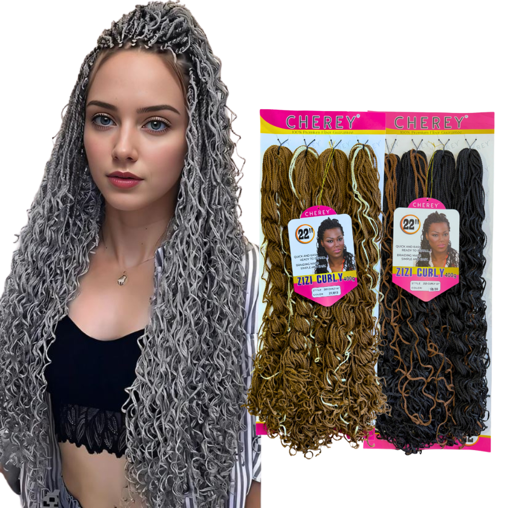 Miojinho Cacheado Pacotão 400g Trança Kanekalon Estilo Curl Braids