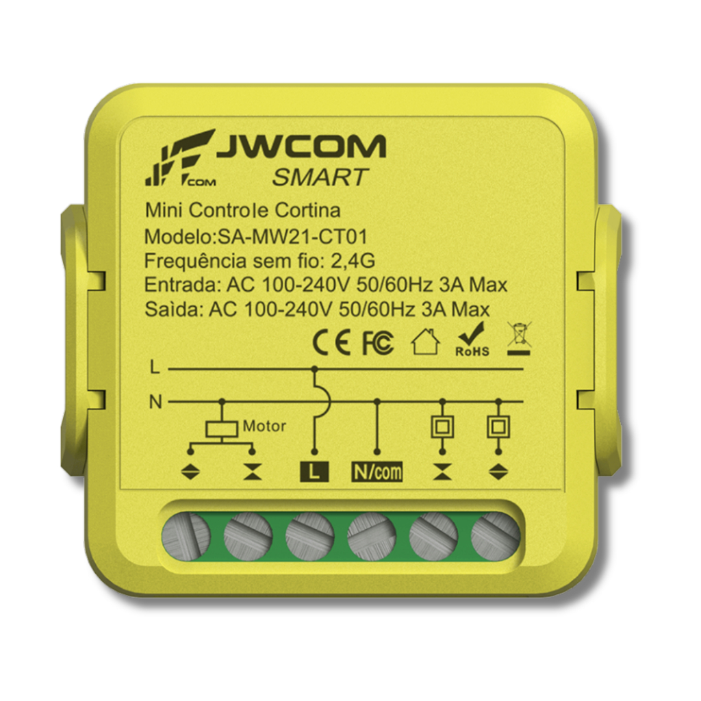 Módulo Mini Relé Interruptor Wi-fi Cortina Inteligente Smart