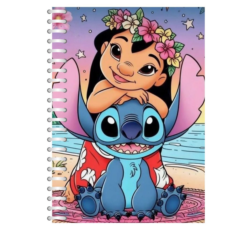CADERNO 20 MATÉRIAS LILO E STITCH | Shopee Brasil