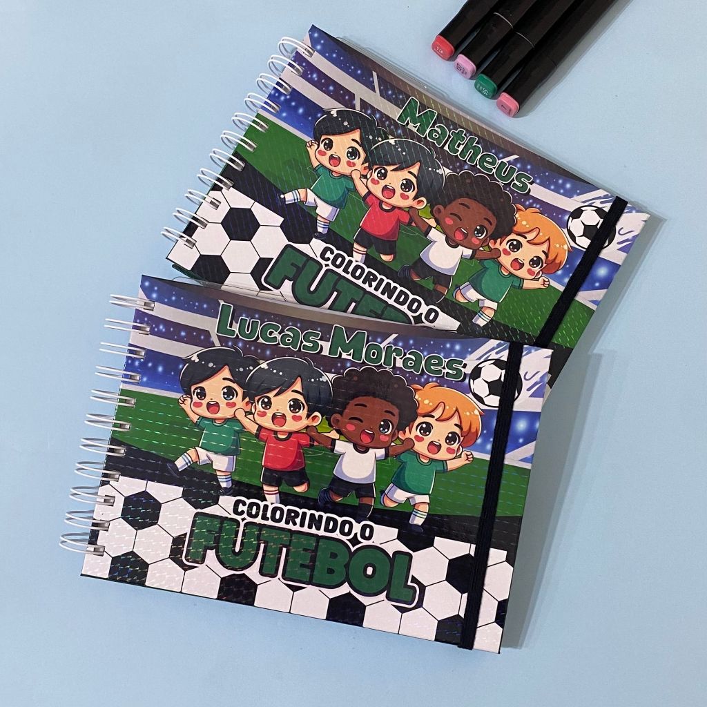 Livro de Colorir Futebol - Estilo Bobbie Goods - Diversos Temas e ...