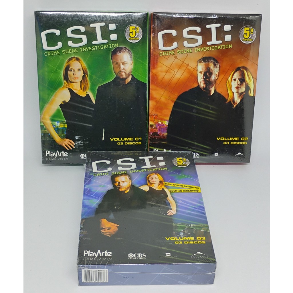 Box DVD - CSI 5ª Temporada Completa - 3 Box | Shopee Brasil