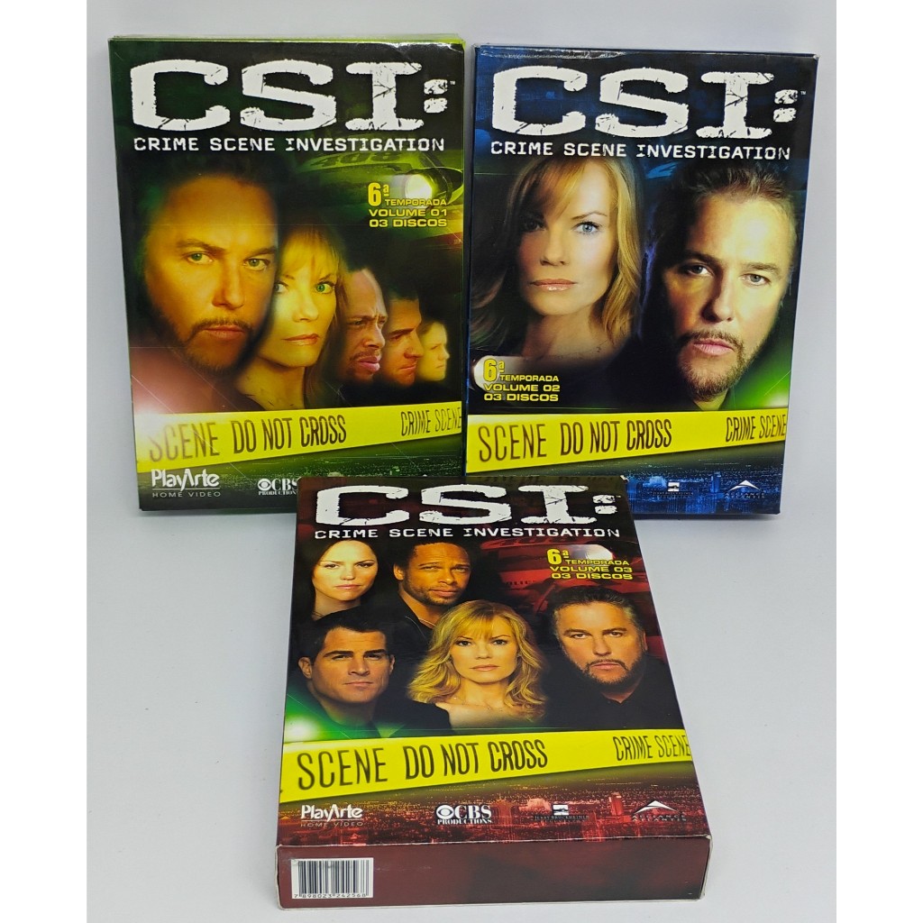 Box DVD - CSI 6ª Temporada Completa - 3 Box | Shopee Brasil