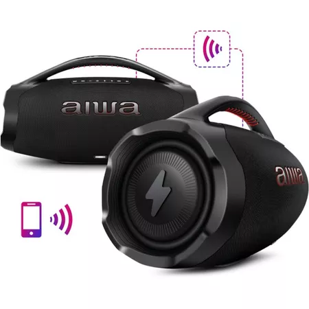 Caixa de Som Bluetooth Aiwa Boombox BS-01B 200W IP66