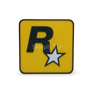 Placa Decoração Gamer Rockstar Games