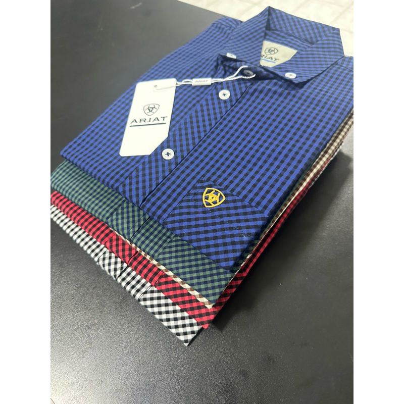 Camisa Manga Curta Masculina Da Ariatt Cauntry Xadrez Masculina Country ...
