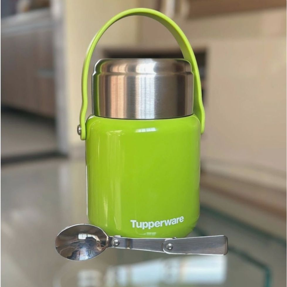 Tupperware Pote Termico Importado verde | Shopee Brasil