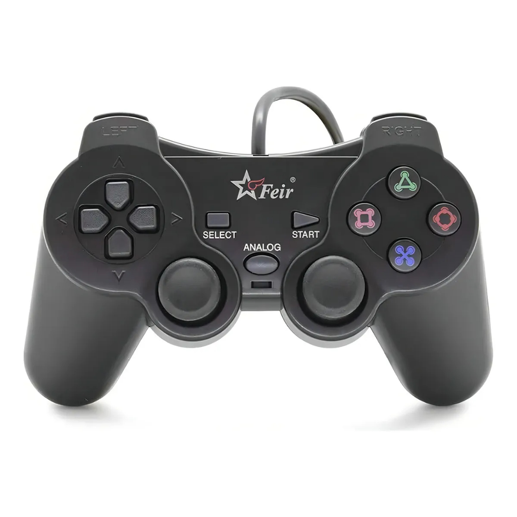 Controle para Playstation 2 joystick Feir FR-201 | Shopee Brasil