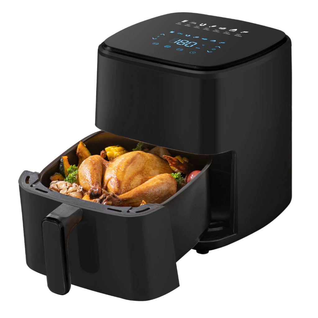 Fritadeira Elétrica Sem Óleo Air Fryer 5L 1400W 220V Painel Touch Multiuso Cozinha