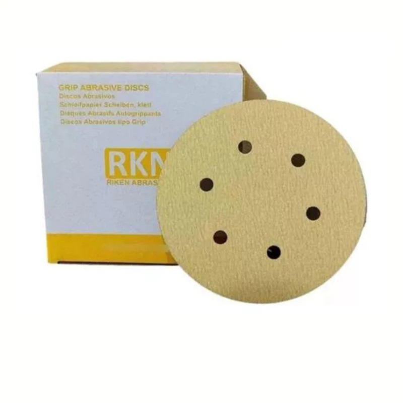 Disco Lixa Roquite / Hookit 6 Polegadas Grãos 40/ 80/100/120/150/220 ...