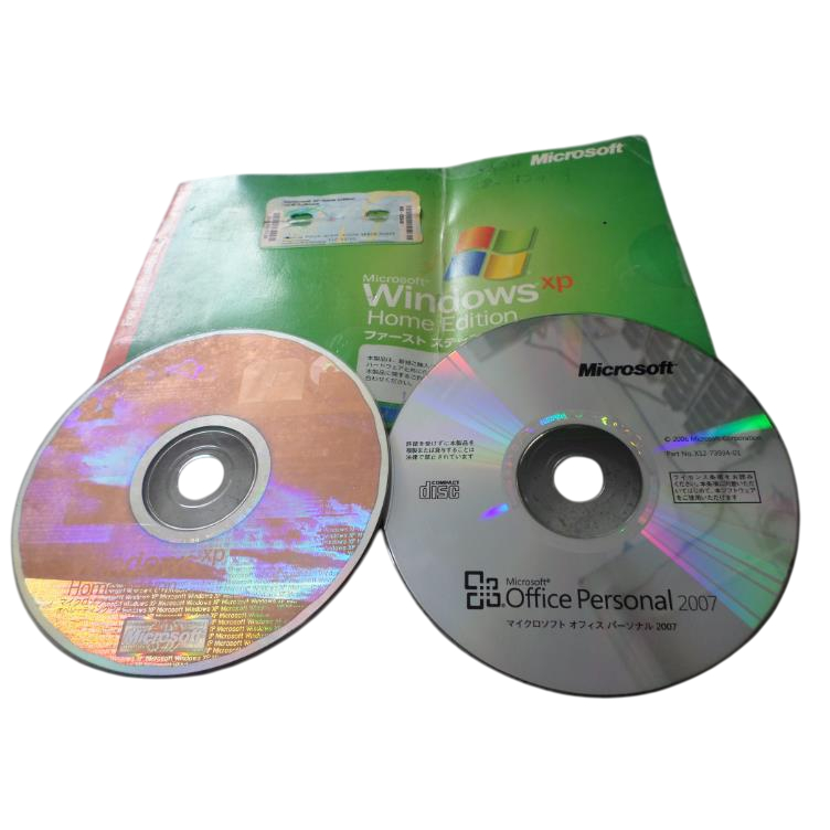 Windows XP Home Edition + Office Personal 2007 Idioma Japonês Original ...