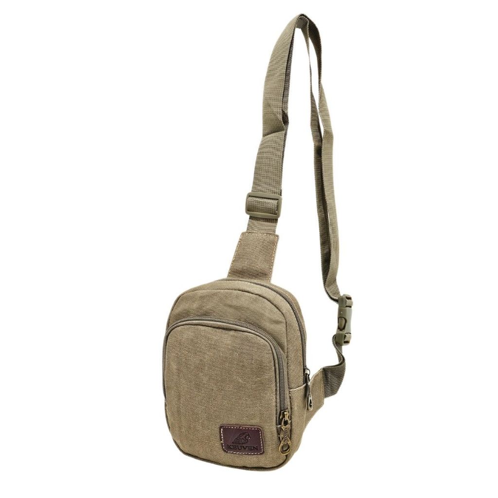 Mochila Pequena Transversal Lona D Algodão Resistente Kv2497 | Shopee ...