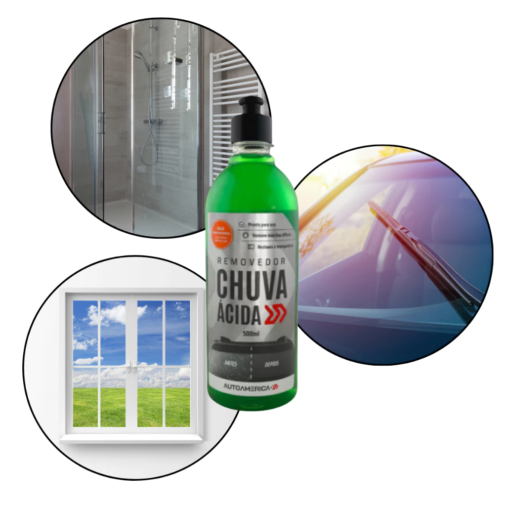 Limpador De Vidros Removedor Chuva Ácida Autoamerica 500ml