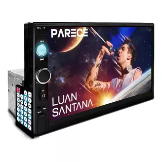 Central Multimídia Mp5 1 Din Rádio De Carro Bluetooth 7 polegada Tela Usb Espelhamento ly-2060 Yis