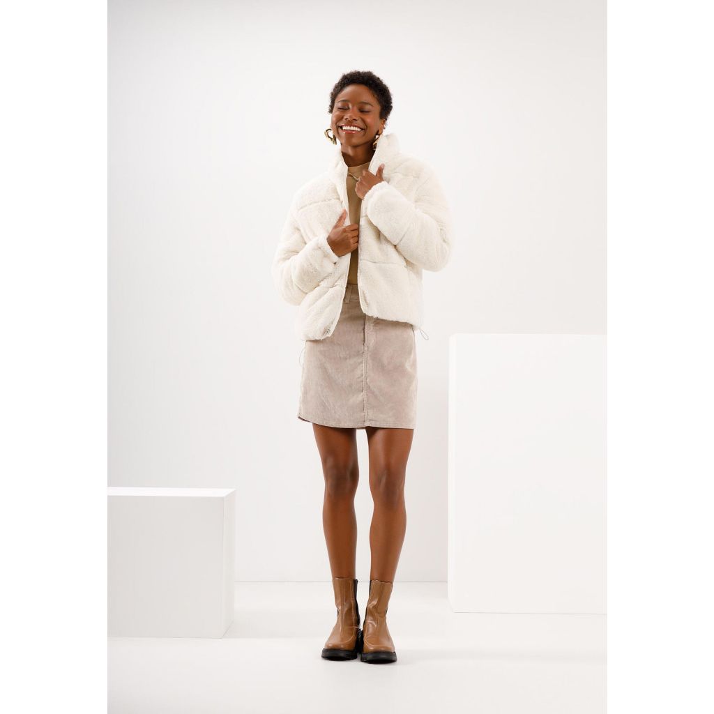JAQUETA PUFFER DUPLA FACE COM PELO REVERSIVEL LUNENDER 66297