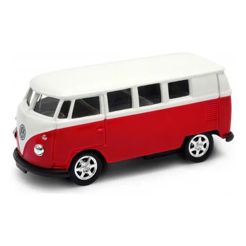 Miniatura 1963 Volkswagen T1 Bus Kombi Vermelho 1:64 | Shopee Brasil