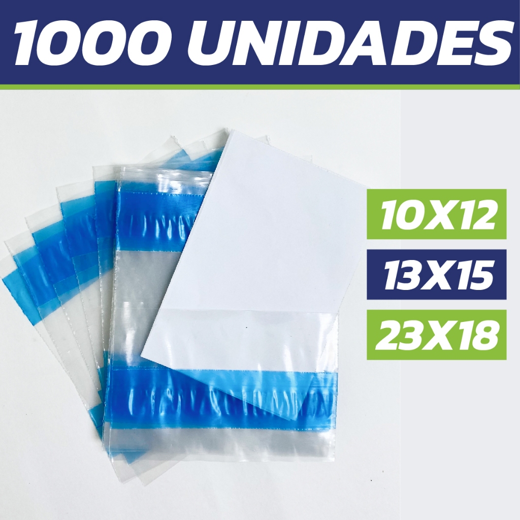Kit 1000 Envelopes Saco AWB Para Nota Fiscal | Embalagem Danfe Envios ...