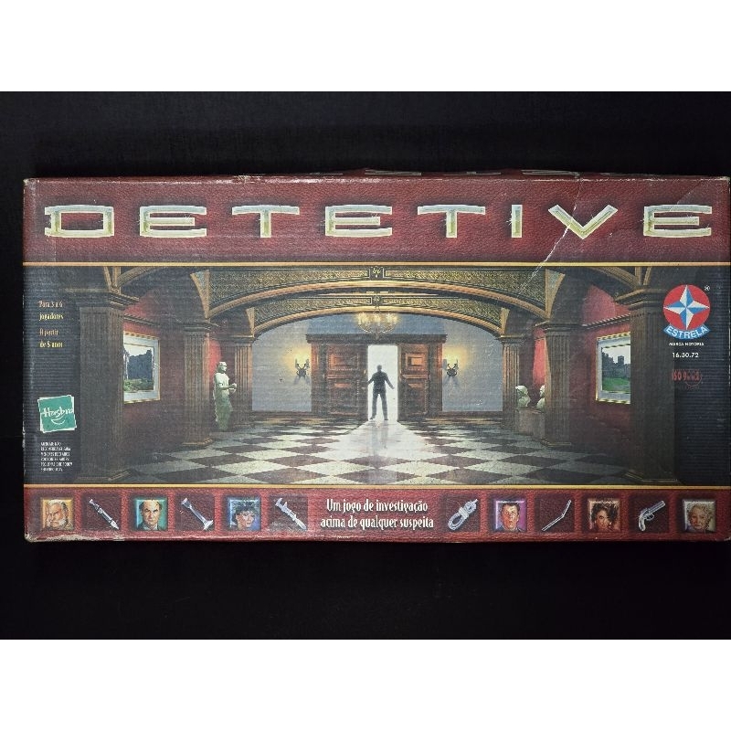 Jogo de Tabuleiro - Detetive - Retrô - Anos 2000 - Completo - Estrela ...