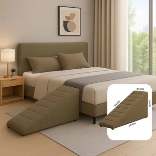 Rampa Para Cães E Gatos Subirem No Sofá Cama Box Cor Cappuccino