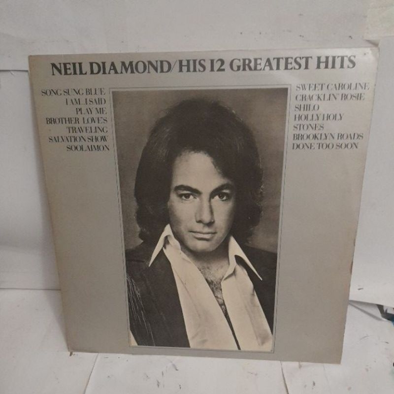 lp vinil neil diamond . his 12 greatest hits | Shopee Brasil