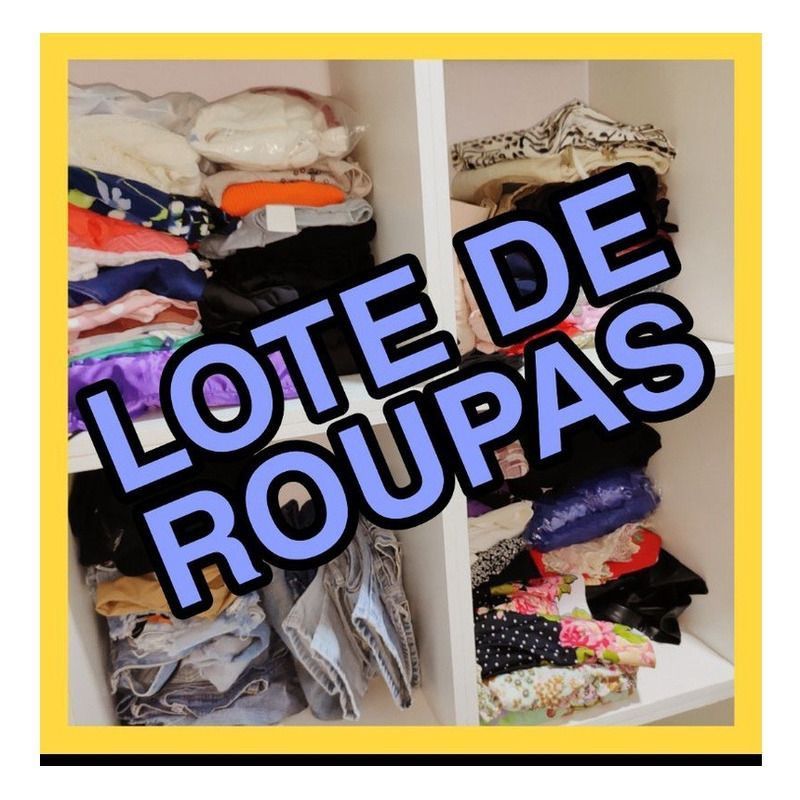 lote de roupas melhores sem defeitos (brechó, bazar, usada, desapegos ...