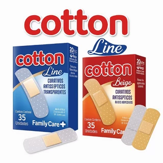 Curativo Band-Aid Family Care kit 4 caixa C/35 Unidades Cotton Line