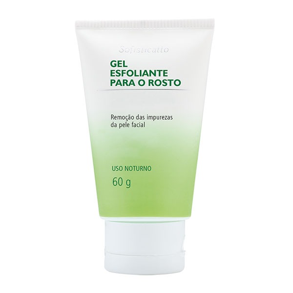 GEL ESFOLIANTE PARA O ROSTO 60g SOFISTICATTO | Shopee Brasil