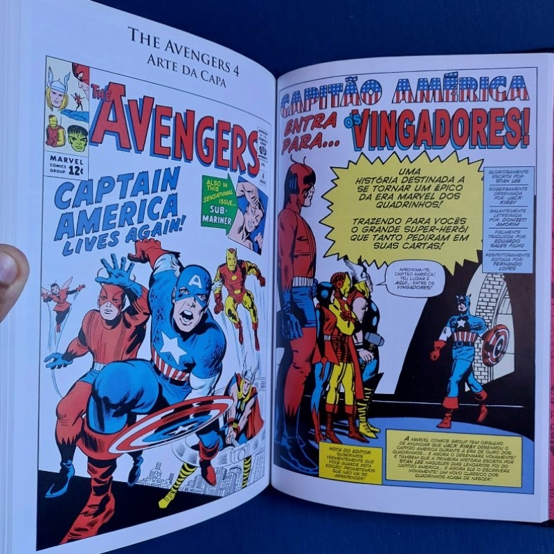HQ Marvel Origens - Década de 60 (Jack Kirby, Stan Lee) - Salvat