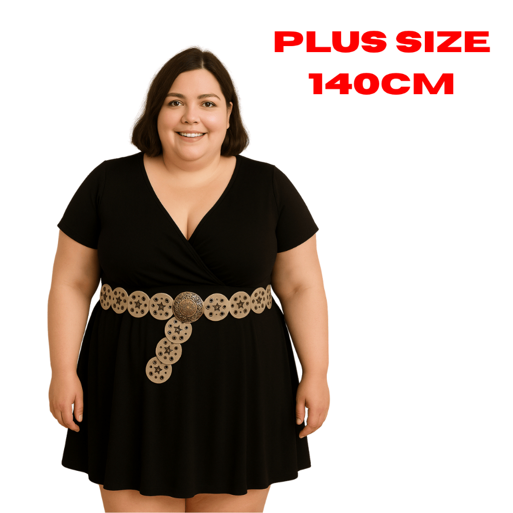 Cinto Boho Chic Plus Size 140CM Cor Nude, Trend Festival Fashion G1/G2 ...