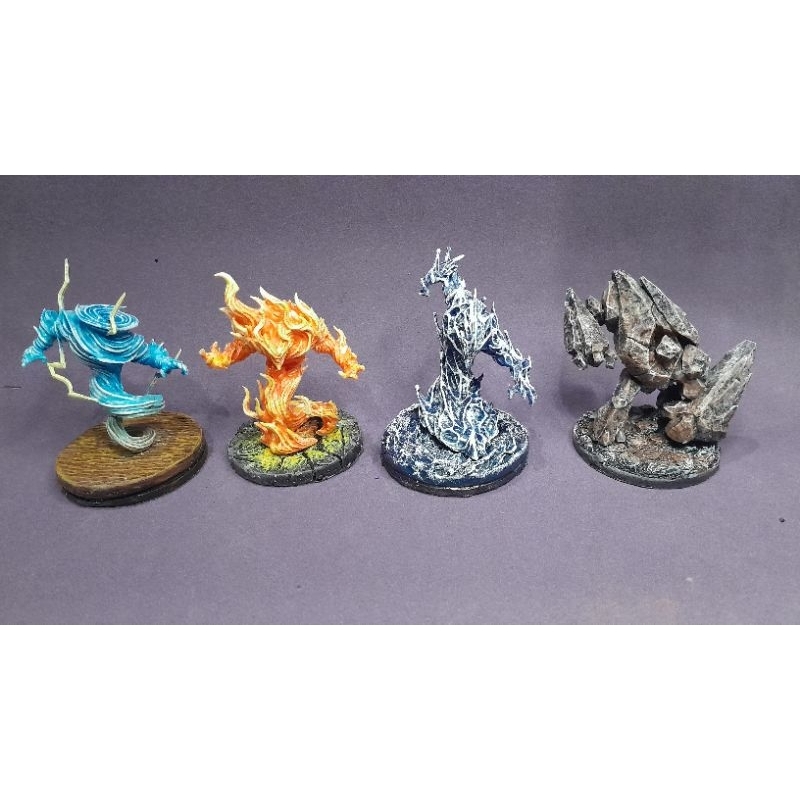 miniaturas para rpg conjunto de elementais