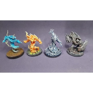 miniaturas para rpg conjunto de elementais