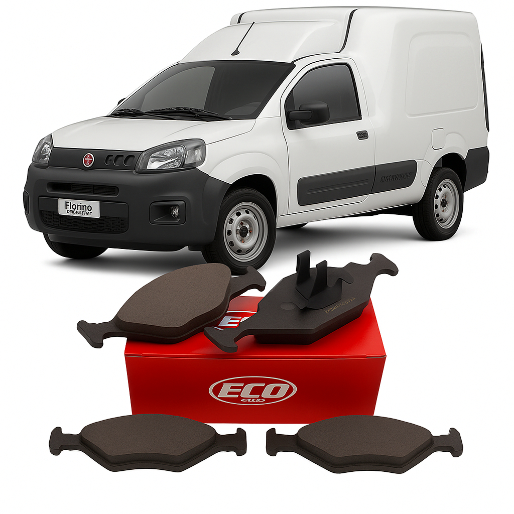 PASTILHA DE FREIO DIANTEIRA FIAT FIORINO ENDURANCE 1.4 2020 2021 2022 ...