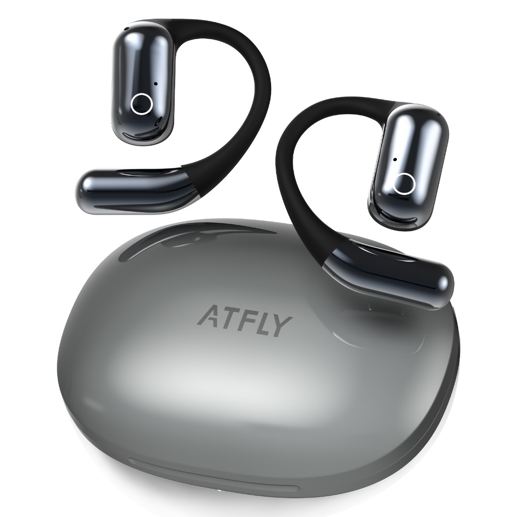 ATFLY Fone De Ouvido Bluetooth 5.4TWS Fones Esportivos Sem Fio Estéreo ...