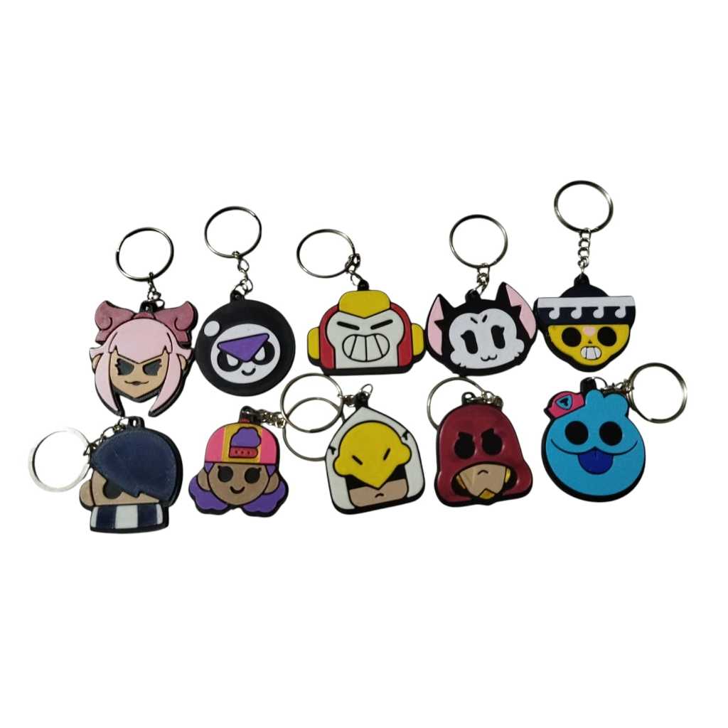Chaveiro Brawl Stars colecionável dos personagens TOP | Shopee Brasil