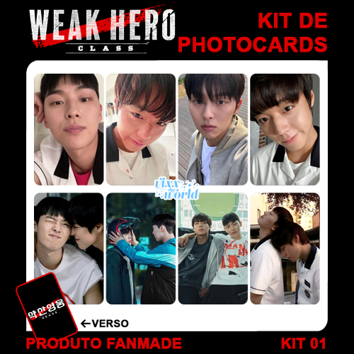 KIT PHOTOCARDS WEAK HERO CLASS (FANMADE) | Shopee Brasil