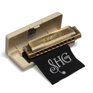 Gaita Boca Harmônica Hering Vintage Harp 1923 C Dó Dourada
