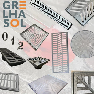 Grelha Alumínio Para Ralo Linear 20x30 (18,5x28 ) S/ Suporte