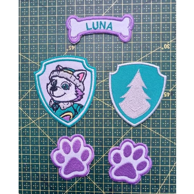 Patch bordado termocolante everest skye personalizado | Shopee Brasil