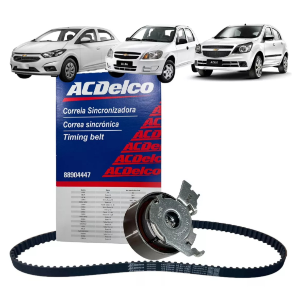Kit Tensor e Correia Dentada Gm Corsa Celta Onix 1.0 1.4 8v Wind Super ...