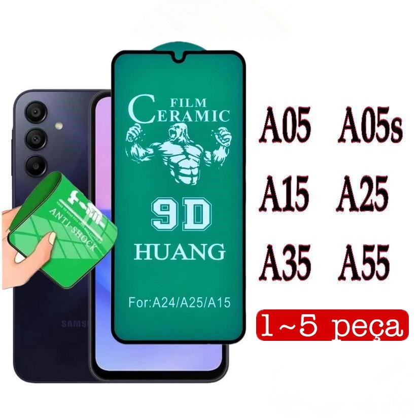 Película Cerâmica 9D 3D Samsung Gel Hidrogel Flexíve A05 A05S A15 A25 A35 A55