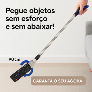 Pegador De Objetos Garra Mão Mecânica Em Metal 90cm