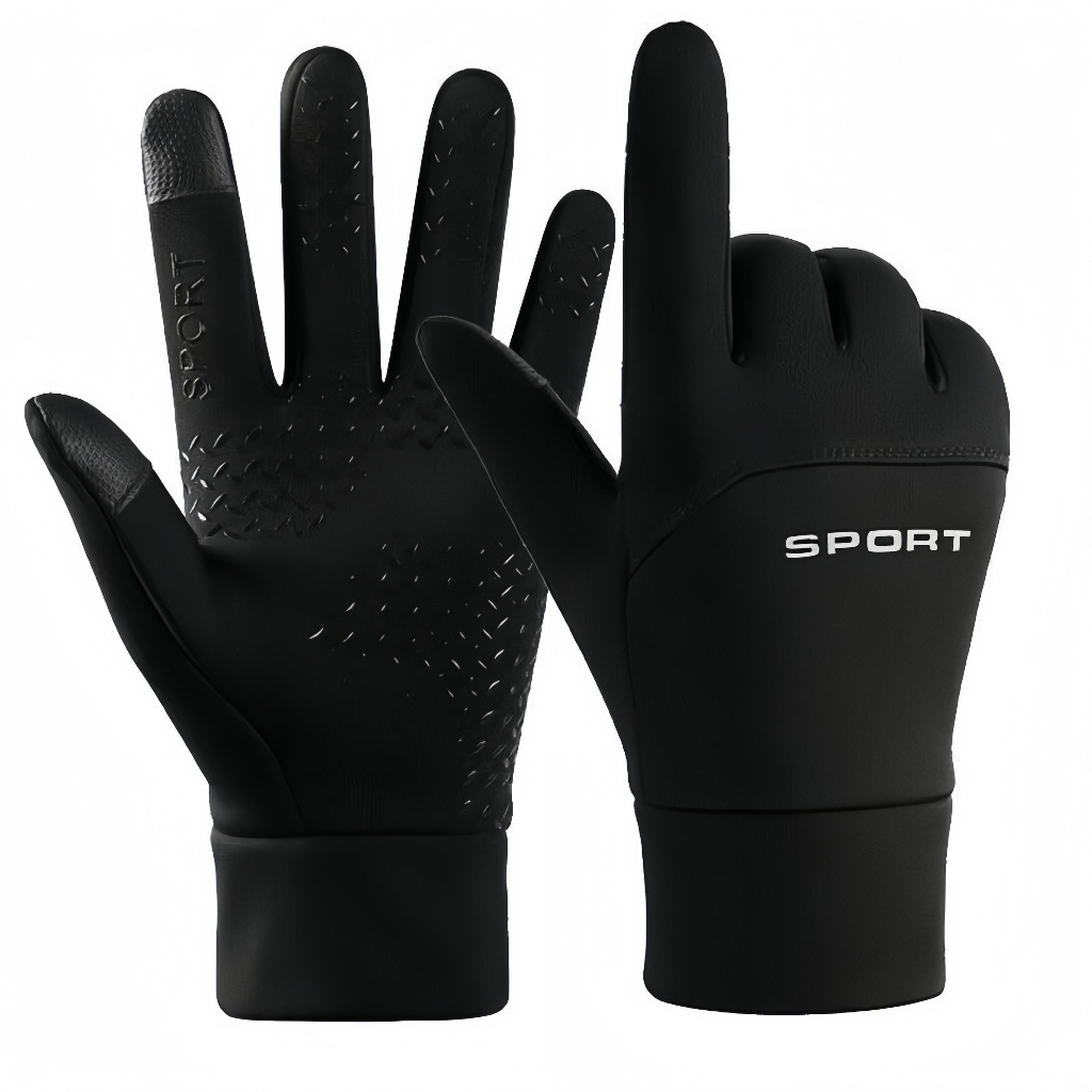 Luvas De Inverno Masculinas Impermeáveis Térmicas Com touch 