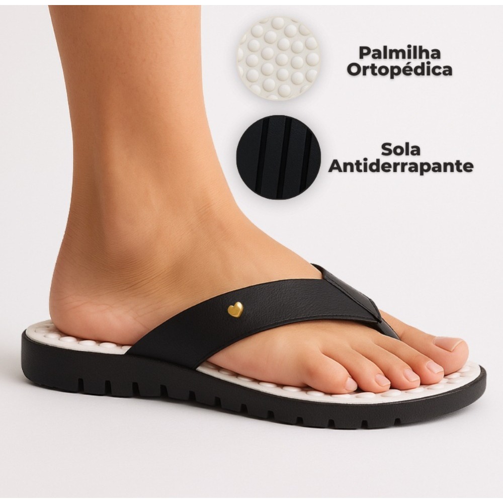 Sandália Ortopédica Feminina Rasteirinha Chinelo Ortopédico Feminino  Tamanho 35 ao 40