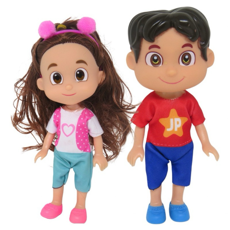 Kit Bonecos Maria Clara E JP 15Cm Promoção Brinquedo Infantil | Shopee ...